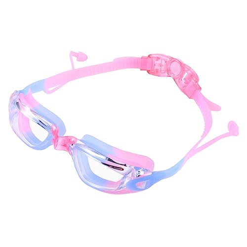 Outanaya Schwimmbrille schwimmbrilen schwimbrille Taucherbrille Schutzbrille für Kinder Kinderbrille UV-Schutzbrille Kinderbecken Augenschutzbrille schwimmen gehörschutzstöpsel Rosa von Outanaya