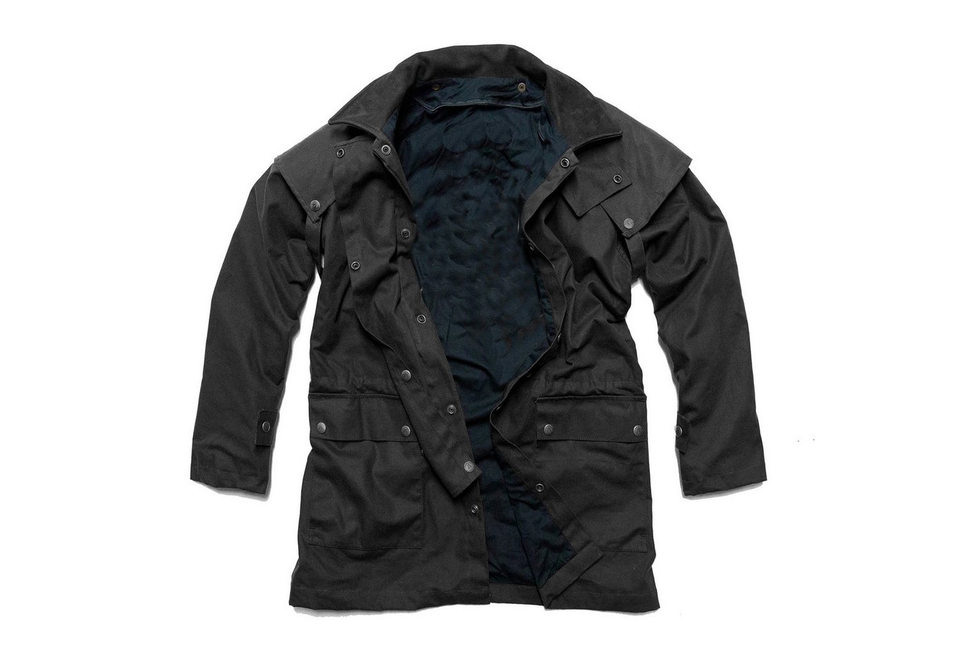 Outbacker Outdoorjacke Ölzeug Jacke mit herausnehmbarem Winterfutter in schwarz & braun Outbacker Outdoorjacke Ölzeug Jacke mit herausnehmbarem Winterfutter in schwarz & braun von Outbacker