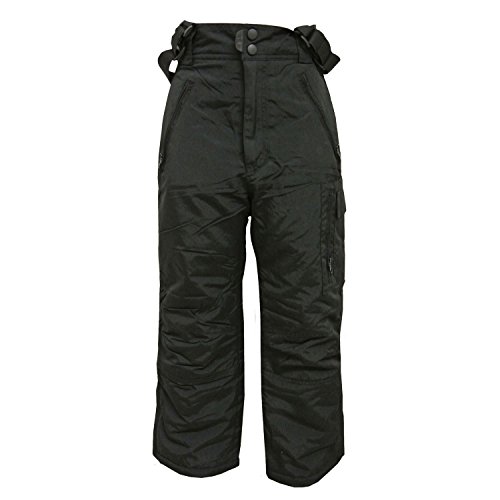 Outburst - Mädchen und Jungen Skihose Schneehose, schwarz, Größe 152 von Outburst