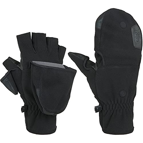 Outdoor Research Gripper Plus Convertible Mitts Black M von Outdoor Research