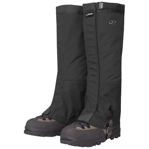 Outdoor Research Men's Crocodile Gaiters - Wide Black L von Outdoor Research