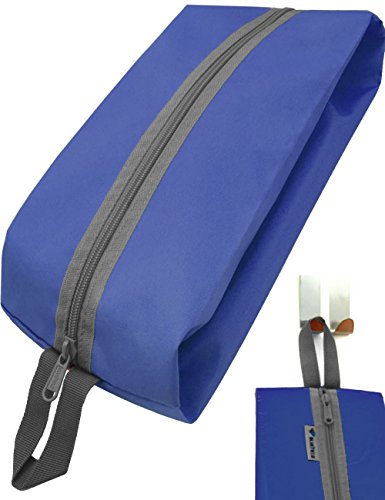 Outdoor Saxx® - Camping-Tasche Zelt-Tasche Schuh-Tasche Kleider-Beutel Ausrüstungs-Tasche Kulturbeutel, Reißverschluss Schlaufe strapazierfähig, 35x15x10cm, blau von Outdoor Saxx