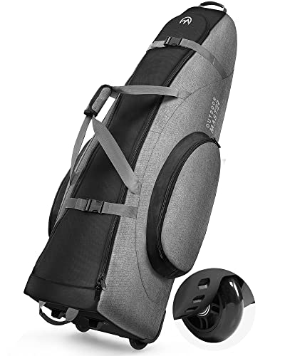 OutdoorMaster Gepolstert Golf Reisetasche mit Verstärkte Räder, 900D Heavy Duty Oxford Abriebfestigkeit & wasserdichte Golf Reisetasche, Soft-Sided Golfschlägertasche, Schuhe/Zubehör Lagerung OutdoorMaster Gepolstert Golf Reisetasche mit Verstärkte Räder, 900D Heavy Duty Oxford Abriebfestigkeit & wasserdichte Golf Reisetasche, Soft-Sided Golfschlägertasche, Schuhe/Zubehör Lagerung von OutdoorMaster