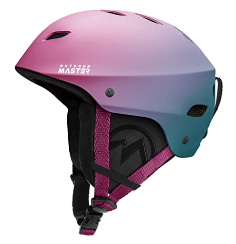 OutdoorMaster Kelvin Unisex Skihelm - Schneesporthelm für Skifahren/Snowboard mit Belüftungssystem, Schneehelm für Herren, Damen & Jugend von OutdoorMaster