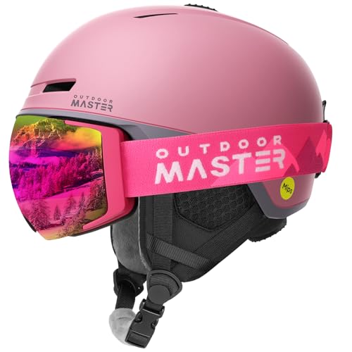 OutdoorMaster MIPS Skihelm und Skibrille PRO Set - Verstellbarer Snowboardhelm und Schneebrille Set - Schneesporthelme für Männer, Frauen und Junioren OutdoorMaster MIPS Skihelm und Skibrille PRO Set - Verstellbarer Snowboardhelm und Schneebrille Set - Schneesporthelme für Männer, Frauen und Junioren von OutdoorMaster