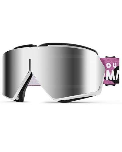 OutdoorMaster Seagull Dirt Bike Goggles, Motorradbrille, faltbare ATV-Brille für Männer Frauen Jugend, Anti-Beschlag, 100% UV-Schutz von OutdoorMaster