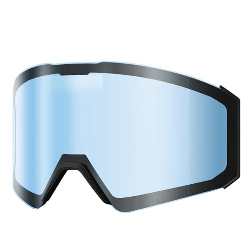 OutdoorMaster Skibrille Falcon Ersatzgläser, Magnetischer Gläsertausch, Anti-Beschlag, Weites Sichtfeld, Hellblau Vlt 60% von OutdoorMaster