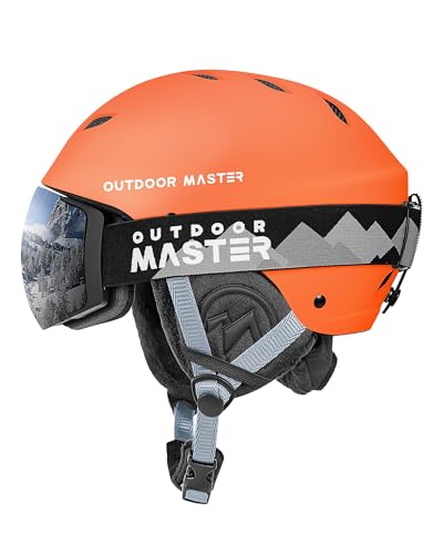 OutdoorMaster Skihelm Set,Kelvin Skihelm mit Skibrille PRO - Snowboard Helm Set für Männer, Frauen & Jugend von OutdoorMaster