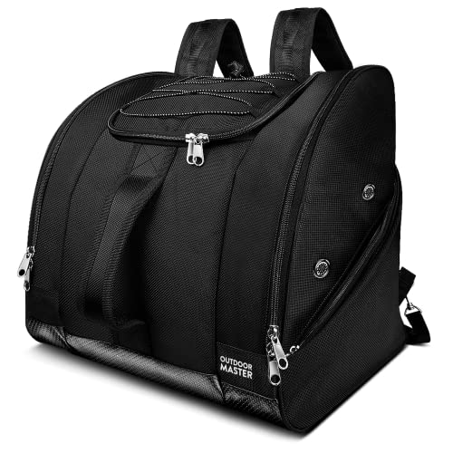 OutdoorMaster Stiefeltasche Eisbär – Skischuhe und Snowboardstiefel, ideal für Reisen mit wasserdichter Außen- und Unterseite – für Herren, Damen und Jugendliche – Schwarz OutdoorMaster Stiefeltasche Eisbär – Skischuhe und Snowboardstiefel, ideal für Reisen mit wasserdichter Außen- und Unterseite – für Herren, Damen und Jugendliche – Schwarz von OutdoorMaster