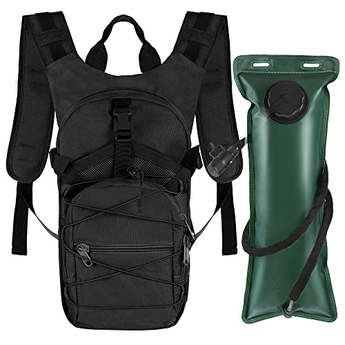 Outplea Taktischer Trinkrucksack mit 3L Trinkblase, Mehrtaschen Fahrradrucksack mit Wasserblase, Militär Tagesrucksack für Wandern Laufen Camping, Schwarz Outplea Taktischer Trinkrucksack mit 3L Trinkblase, Mehrtaschen Fahrradrucksack mit Wasserblase, Militär Tagesrucksack für Wandern Laufen Camping, Schwarz von Outplea
