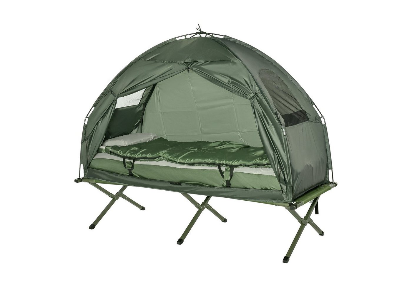 Outsunny Faltzelt Campingbett 4 in 1 Set Outsunny Faltzelt Campingbett 4 in 1 Set von Outsunny