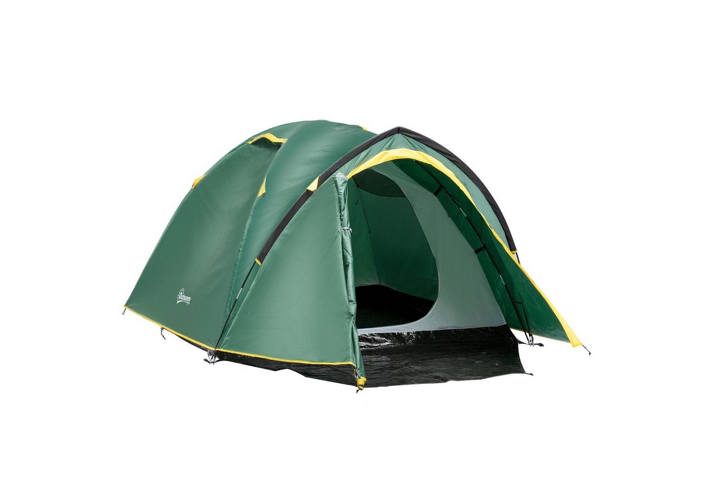 Outsunny Kuppelzelt mit Heringen, Personen: 2 (Zelt, 1 tlg., Campingzelt), für Garten, Balkon, Grün Outsunny Kuppelzelt mit Heringen, Personen: 2 (Zelt, 1 tlg., Campingzelt), für Garten, Balkon, Grün von Outsunny