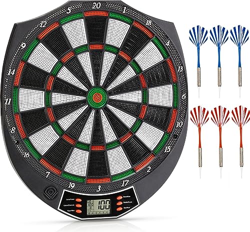 Outtec Dartscheibe Elektronisch DB1200 für bis zu 8 Spieler, LCD-Display, Automatische Punktzählung, Gehärteter Kunststoff, 35 cm Spielfeld Outtec Dartscheibe Elektronisch DB1200 für bis zu 8 Spieler, LCD-Display, Automatische Punktzählung, Gehärteter Kunststoff, 35 cm Spielfeld von Outtec