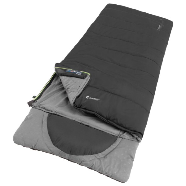 Outwell - Contour - Kunstfaserschlafsack Gr 220 x 85 cm schwarz Outwell - Contour - Kunstfaserschlafsack Gr 220 x 85 cm schwarz von Outwell