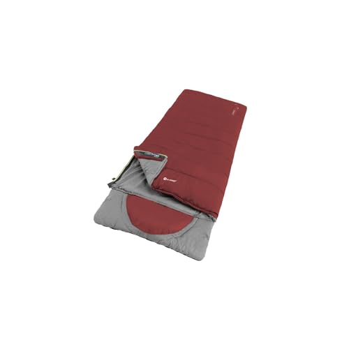Outwell Unisex – Erwachsene Contour Lux Red Schlafsack, Deckenschlafsack, Rot, 220 x 85 x 85 cm Outwell Unisex – Erwachsene Contour Lux Red Schlafsack, Deckenschlafsack, Rot, 220 x 85 x 85 cm von Outwell