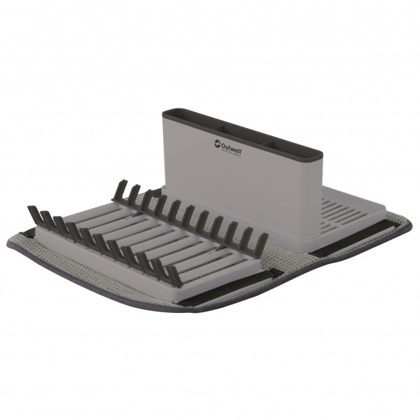 Outwell - Dunton Foldable Dish Rack With Sponge Drain - Campingzubehör grau Outwell - Dunton Foldable Dish Rack With Sponge Drain - Campingzubehör grau von Outwell
