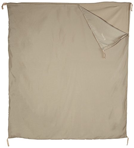 Outwell Schlafsack-Innenbezug Baumwoll-Liner-Steppdecke (Doppelt), Beige, 185 x 160 cm von Outwell