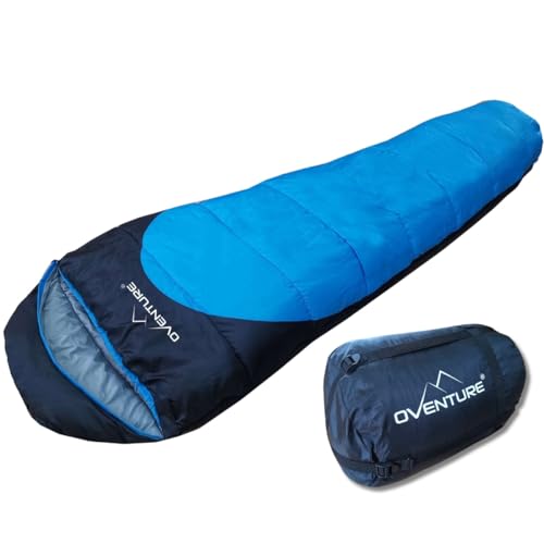 Oventure Cosmic Mumien-Schlafsack | 210 x 80 cm | Komforttemperatur 8°C - 10°C | Mit Kapuze | Leichtgewicht | Mit Tragetasche | Erhöhtes Fußende | Wasserabweisend | Camping und Reisen | Oventure Cosmic Mumien-Schlafsack | 210 x 80 cm | Komforttemperatur 8°C - 10°C | Mit Kapuze | Leichtgewicht | Mit Tragetasche | Erhöhtes Fußende | Wasserabweisend | Camping und Reisen | von Oventure