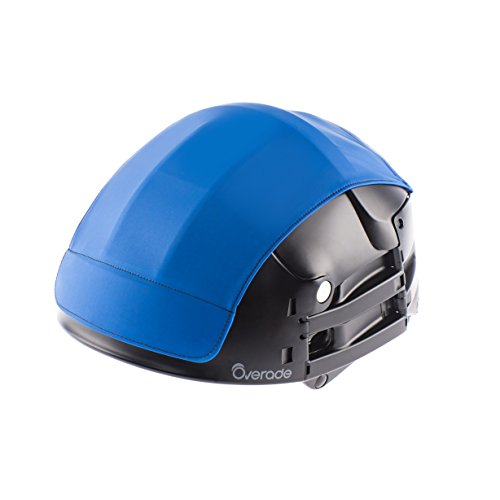 Overade Cache-Schutz für Fahrradhelm zusammenklappbar ? plixi blau L/XL (59-62 cm) von Overade