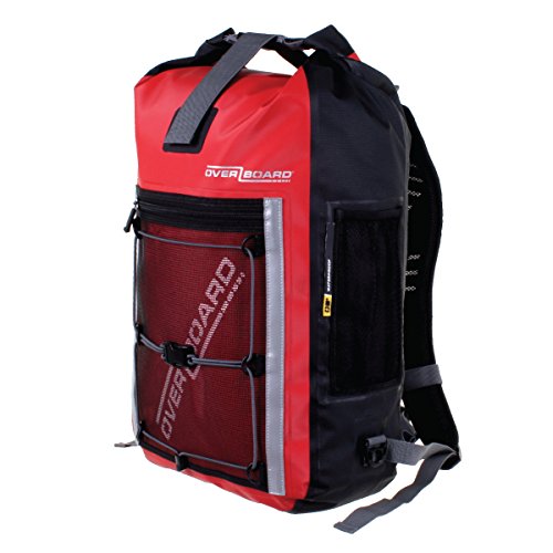 Overboard OB1146R Wasserdichter Rucksack Sports 30 Liter Rot, 50 x 45 x 6 cm von Overboard