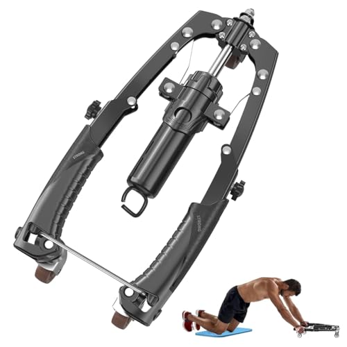 Armtrainingsgerät, Brusttraining, Verstellbarer Hydraulischer Widerstand 22–440 Lbs, Brusttrainer Für Männer, Fitness-Brustexpander, Armtrainingsgerät, Brusttraining, Bizeps-Schulter-übung von Overpassing