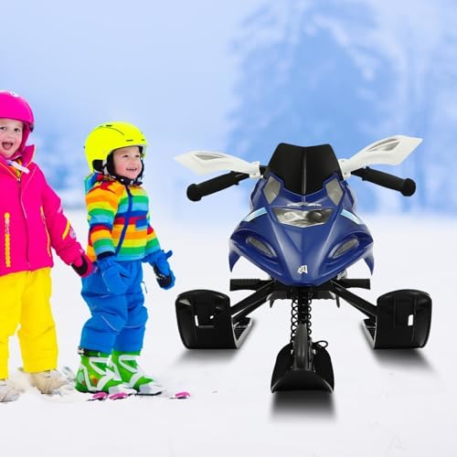 Rennrodel, Verstellbares Kissen, Schlitten, Rodel, Tragfähigkeit: 80kg, Schwarz, für Kinder ab 3 Jahren-für Ihr Kind sind, ist unser Schneeschlitten bestimmt die ideale Wahl für Sie. Rennrodel, Verstellbares Kissen, Schlitten, Rodel, Tragfähigkeit: 80kg, Schwarz, für Kinder ab 3 Jahren-für Ihr Kind sind, ist unser Schneeschlitten bestimmt die ideale Wahl für Sie. von Owneed