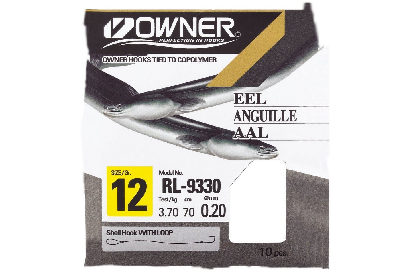 Owner Hooks Aalhaken, Owner Aal rot gebundene Haken Gr. 8 Owner Hooks Aalhaken, Owner Aal rot gebundene Haken Gr. 8 von Owner Hooks