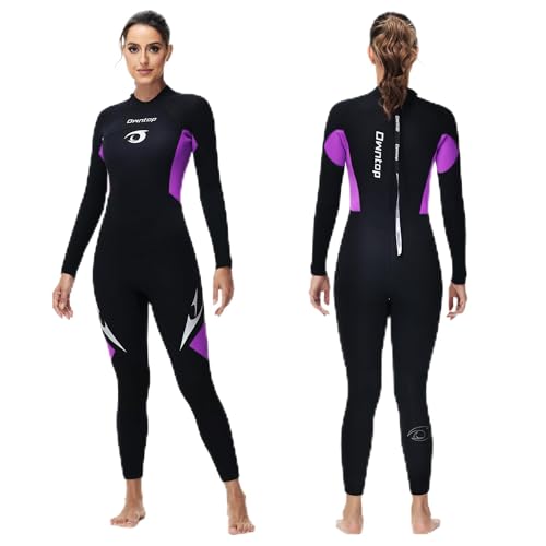 Owntop 5mm Neoprenanzüge für Männer Frauen - Rückenreißverschluss Neopren Tauchanzug, Erwachsene Ganzkörper-Nassanzüge, Thermischer Flexibler Tauchhaut Kaltwasser Tauchen Surfen, Damen Schwarz 3XL Owntop 5mm Neoprenanzüge für Männer Frauen - Rückenreißverschluss Neopren Tauchanzug, Erwachsene Ganzkörper-Nassanzüge, Thermischer Flexibler Tauchhaut Kaltwasser Tauchen Surfen, Damen Schwarz 3XL von Owntop