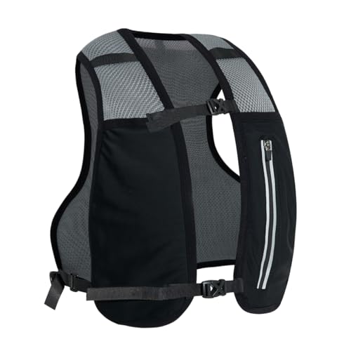 Owntop Laufrucksacke für Herren Damen, Leichte Trinkrucksacke Laufweste 500ml für Marathon Wandern Trekking Radfahren Outdoor-Sportarten, Grau Owntop Laufrucksacke für Herren Damen, Leichte Trinkrucksacke Laufweste 500ml für Marathon Wandern Trekking Radfahren Outdoor-Sportarten, Grau von Owntop