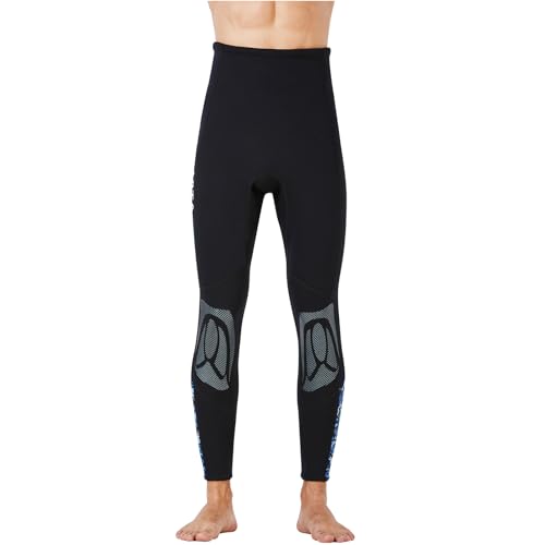 Owntop Neoprenhose für Männer Frauen und Jugend - 3MM Tauchhose, Thermo Tauchanzug Hosen, Erwachsene Wetsuits Pants Sonnenschutz UV 50+ Badeanzüge, XL von Owntop