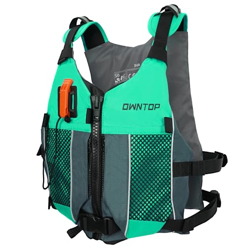 Owntop Schwimmhilfen Erwachsene Jugend mit Trinkrucksack, Pfeife, Mesh Taschen| Verstellbare Auftriebsweste| Leichte Schwimmjacke Unisex für SUP, Kajakfahren, Angeln Alle Wassersportarten Owntop Schwimmhilfen Erwachsene Jugend mit Trinkrucksack, Pfeife, Mesh Taschen| Verstellbare Auftriebsweste| Leichte Schwimmjacke Unisex für SUP, Kajakfahren, Angeln Alle Wassersportarten von Owntop
