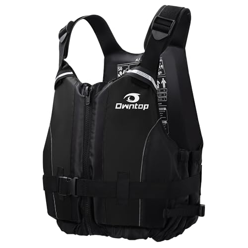 Owntop Schwimmhilfe Erwachsene, Schwimmjacke aus Schaumstoff mit Schrittgurt und Innentasche Unisex, Auftriebsweste für Sup Kajak Angeln Segeln Kanu Owntop Schwimmhilfe Erwachsene, Schwimmjacke aus Schaumstoff mit Schrittgurt und Innentasche Unisex, Auftriebsweste für Sup Kajak Angeln Segeln Kanu von Owntop
