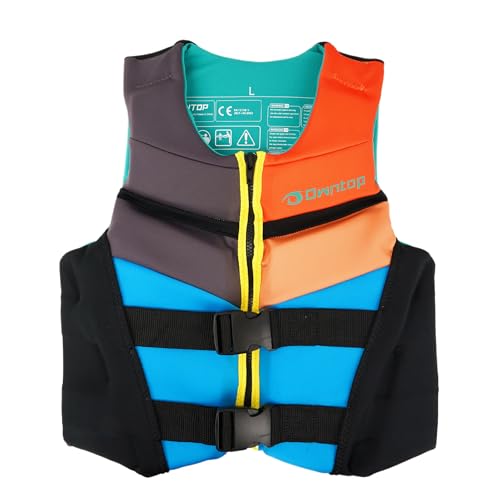 Owntop Schwimmhilfe für Jugend Kinder, verstellbare Auftriebsweste Unisex, Schwimmweste mit Sicherheitsverschlüsse zum SUP Kajakfahren Angeln Segeln - Multicolor M Owntop Schwimmhilfe für Jugend Kinder, verstellbare Auftriebsweste Unisex, Schwimmweste mit Sicherheitsverschlüsse zum SUP Kajakfahren Angeln Segeln - Multicolor M von Owntop
