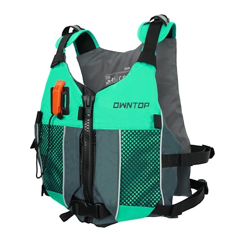 Owntop Schwimmhilfen Erwachsene Jugend mit Trinkrucksack, Pfeife, Mesh Taschen| Verstellbare Auftriebsweste| Leichte Schwimmjacke Unisex für SUP, Kajakfahren, Angeln Alle Wassersportarten Owntop Schwimmhilfen Erwachsene Jugend mit Trinkrucksack, Pfeife, Mesh Taschen| Verstellbare Auftriebsweste| Leichte Schwimmjacke Unisex für SUP, Kajakfahren, Angeln Alle Wassersportarten von Owntop