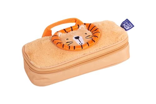 Oxford, Federmäppchen für Kinder von 3 bis 6 Jahren, Junge/Mädchen, weicher Plüsch, waschbar, Maße 23,5 x 12 x 3,5 cm, Design Löwe Oxford, Federmäppchen für Kinder von 3 bis 6 Jahren, Junge/Mädchen, weicher Plüsch, waschbar, Maße 23,5 x 12 x 3,5 cm, Design Löwe von Oxford