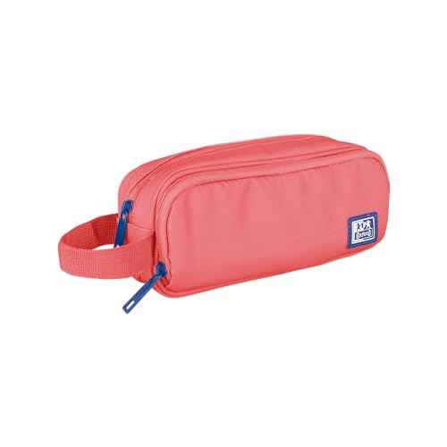 Oxford B-Smart Schulmäppchen mit 3 Fächern, elastisches Gummi, recyceltes Material RPET, Farbe Wassermelone Oxford B-Smart Schulmäppchen mit 3 Fächern, elastisches Gummi, recyceltes Material RPET, Farbe Wassermelone von Oxford