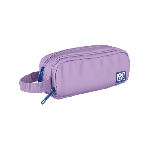 Oxford B-Smart Schüleretui mit 3 Fächern, elastischer Gummi, recyceltes Material RPET, Lavendel, Mehrfarbig, Casual Oxford B-Smart Schüleretui mit 3 Fächern, elastischer Gummi, recyceltes Material RPET, Lavendel, Mehrfarbig, Casual von Oxford
