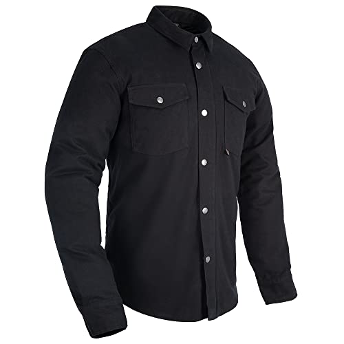 Oxford Herren Kickback 2.0 Verstärktes Aramid Motorradhemd, Schwarz, 3XL Oxford Herren Kickback 2.0 Verstärktes Aramid Motorradhemd, Schwarz, 3XL von Oxford