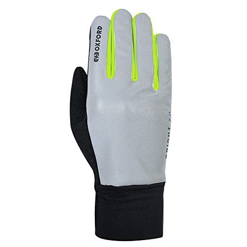 Oxford Unisex Bright 2.0 Fahrradhandschuhe, Grau/Schwarz, Größe XL Oxford Unisex Bright 2.0 Fahrradhandschuhe, Grau/Schwarz, Größe XL von Oxford
