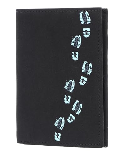 Oxmox Geldbörse New Cryptan Kombibörse Footsteps Print Cyan Black Oxmox Geldbörse New Cryptan Kombibörse Footsteps Print Cyan Black von Oxmox