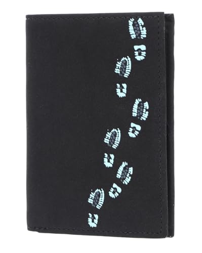 Oxmox Geldbörse New Cryptan RFID Protect Kombibörse Footsteps Print Cyan Black Oxmox Geldbörse New Cryptan RFID Protect Kombibörse Footsteps Print Cyan Black von Oxmox