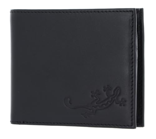 Oxmox Geldbörse Leder Leather RFID Protect Querscheinbörse Lizard Embossed Black Oxmox Geldbörse Leder Leather RFID Protect Querscheinbörse Lizard Embossed Black von Oxmox