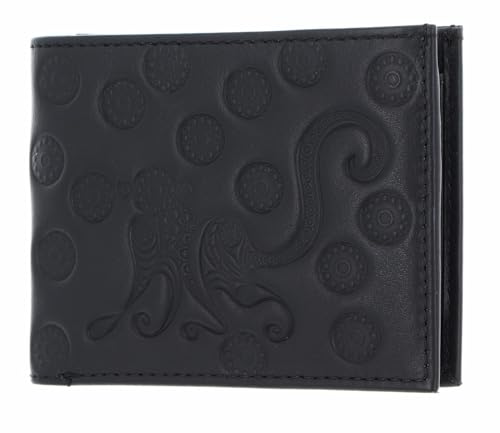 Oxmox Geldbörse Leder Leather Pocketbörse Monkey Embossed Black Oxmox Geldbörse Leder Leather Pocketbörse Monkey Embossed Black von Oxmox