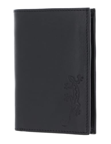 Oxmox Geldbörse Leder Leather Kombibörse Lizard Embossed Black Oxmox Geldbörse Leder Leather Kombibörse Lizard Embossed Black von Oxmox