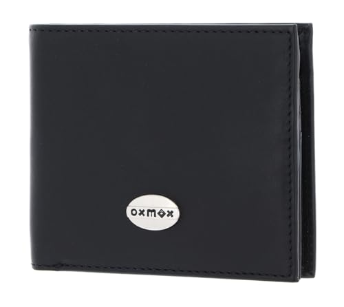 Oxmox Geldbörse Leder Leather RFID Protect Querscheinbörse Pure Metal Round Black Oxmox Geldbörse Leder Leather RFID Protect Querscheinbörse Pure Metal Round Black von Oxmox