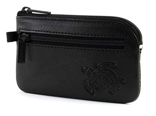 oxmox Schlüsseletui Leder Leather Keyholder Turtle Embossed Black oxmox Schlüsseletui Leder Leather Keyholder Turtle Embossed Black von Oxmox