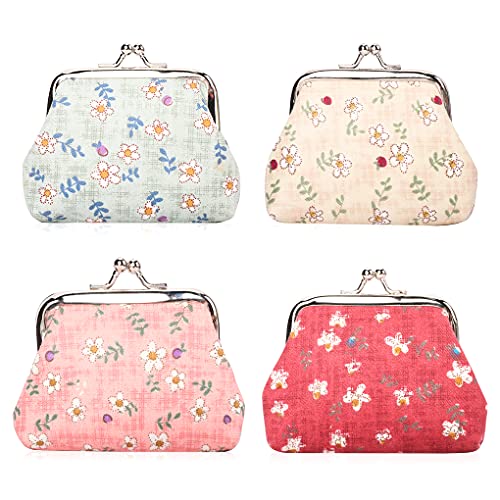 Oyahic 4 Stück Portemonnaie Clipverschluss Coin Purse Damen Geldbörse Münzbörse Klippverschluss Kleine Brieftasche Frauen Kompakt Geldbeutel Oyahic 4 Stück Portemonnaie Clipverschluss Coin Purse Damen Geldbörse Münzbörse Klippverschluss Kleine Brieftasche Frauen Kompakt Geldbeutel von Oyachic