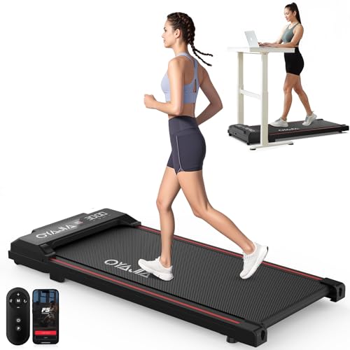 Elektrisches Laufband, Home Laufband 120kg, 1-6km/h Walking Pad mit LED-Anzeige und Bluetooth-Lautsprecher, Fernbedienung und App, Platzsparend, Kompakte Laufband für Zuhause und Büro Elektrisches Laufband, Home Laufband 120kg, 1-6km/h Walking Pad mit LED-Anzeige und Bluetooth-Lautsprecher, Fernbedienung und App, Platzsparend, Kompakte Laufband für Zuhause und Büro von Oyajia