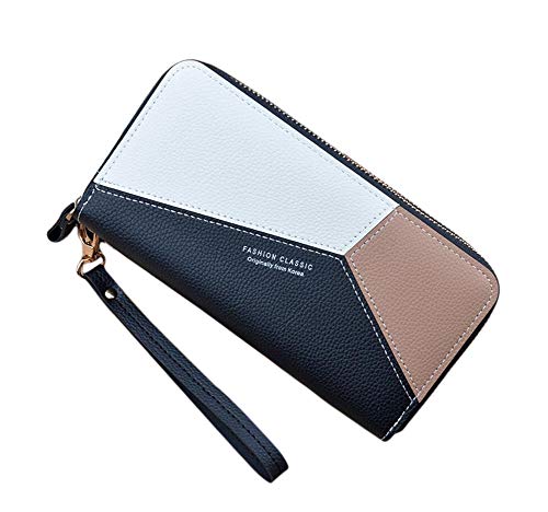 Oyccen Doppelreißverschluss Lange Brieftasche Damen Geldbeutel Große Kapazität Kartenhalter Geldbörse Handytasche mit Handschlaufe Oyccen Doppelreißverschluss Lange Brieftasche Damen Geldbeutel Große Kapazität Kartenhalter Geldbörse Handytasche mit Handschlaufe von Oyccen