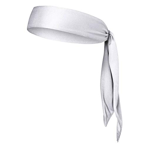Oyria Sports Head Tie Anti-Rutsch Stirnband Sweatband Tie Stirnband für Laufen, Workout, Tennis, Karate, Volleyball & Performance Stretch & Moisture Wicking - Weiß Oyria Sports Head Tie Anti-Rutsch Stirnband Sweatband Tie Stirnband für Laufen, Workout, Tennis, Karate, Volleyball & Performance Stretch & Moisture Wicking - Weiß von Oyria